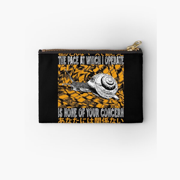 Item preview, None of Your Concern Snail designed and sold by VintageMedatsu.