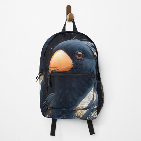 Item preview, Toucan Black Orange Cosmic Tropical Bird Spirit designed and sold by mildaclairmo.
