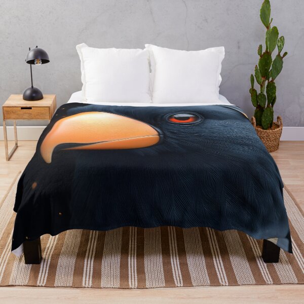 Item preview, Toucan Black Orange Cosmic Tropical Bird Spirit designed and sold by mildaclairmo.