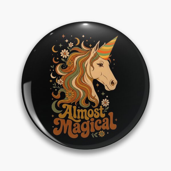 Item preview, Almost Magical Retro Unicorn Party Vintage Art. designed and sold by LeSoniPapaPrint.