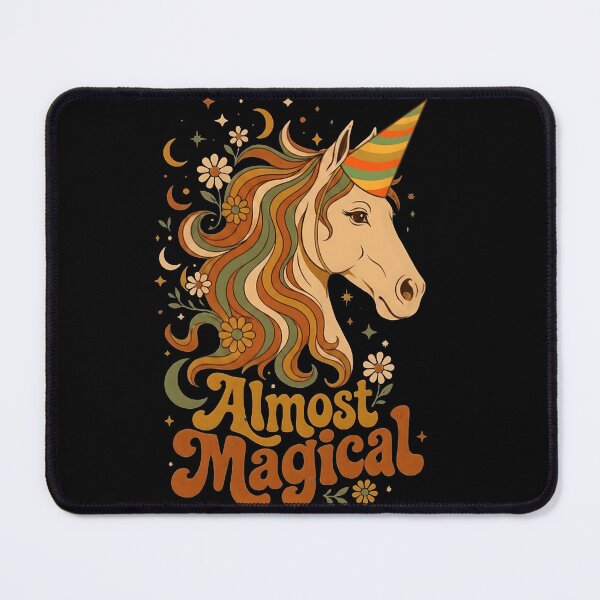 Item preview, Almost Magical Retro Unicorn Party Vintage Art. designed and sold by LeSoniPapaPrint.