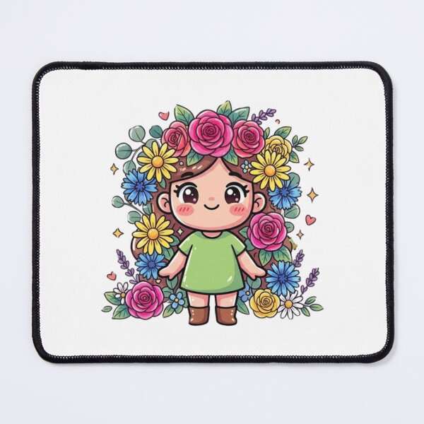 Item preview, Chibi Floral Avatar Sticker Pack | Cute Botanical Character Stickers for Journals, Laptops & Planners designed and sold by Ditstyle.