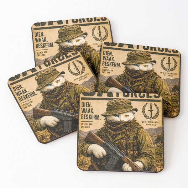 Item preview, Special Forces Cat Posters - South African Special Force Brigade (ZA) designed and sold by OPERATOR-7794.