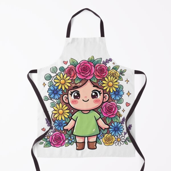 Item preview, Chibi Floral Avatar Sticker Pack | Cute Botanical Character Stickers for Journals, Laptops & Planners designed and sold by Ditstyle.