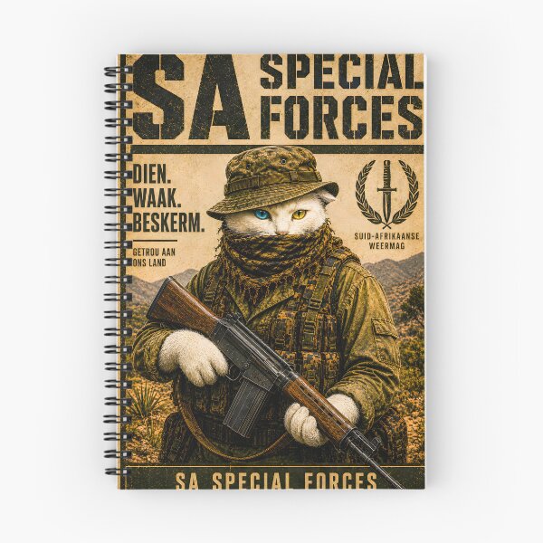 Item preview, Special Forces Cat Posters - South African Special Force Brigade (ZA) designed and sold by OPERATOR-7794.