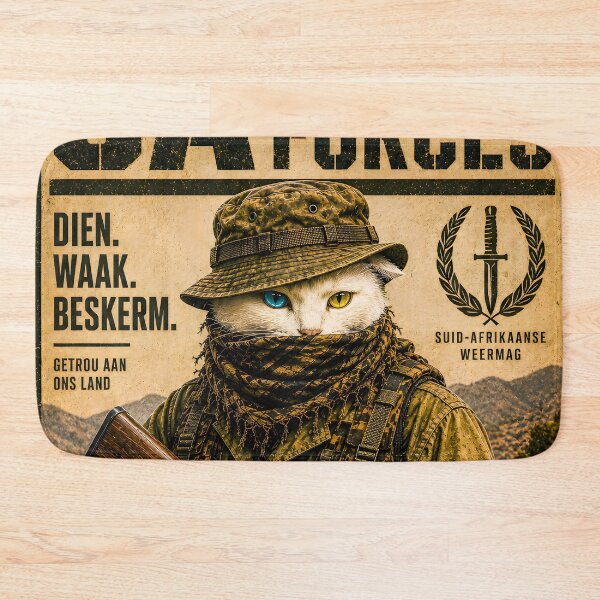 Item preview, Special Forces Cat Posters - South African Special Force Brigade (ZA) designed and sold by OPERATOR-7794.
