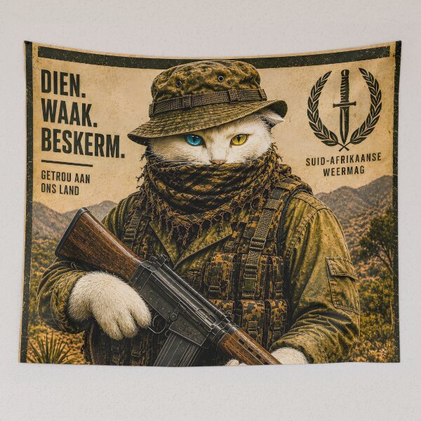 Item preview, Special Forces Cat Posters - South African Special Force Brigade (ZA) designed and sold by OPERATOR-7794.