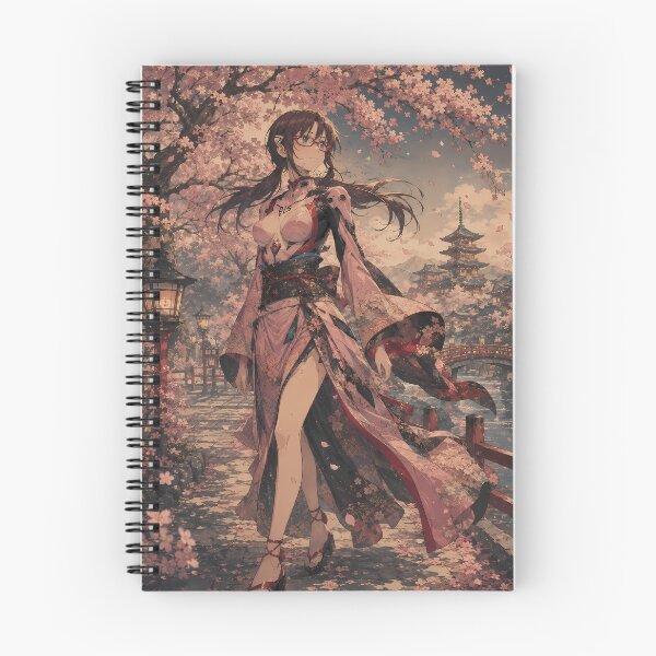 Item preview, Makinami Mari Illustrious Evangelion Sakura Pagoda Stroll designed and sold by mildaclairmo.