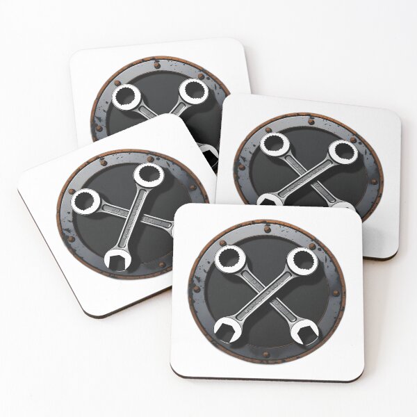 Item preview, Vintage Mechanic Wrench Cross Emblem designed and sold by Chuanski2405.