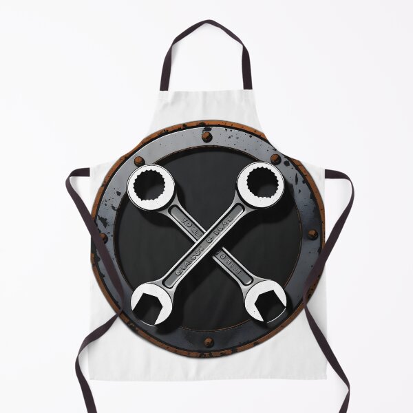 Item preview, Vintage Mechanic Wrench Cross Emblem designed and sold by Chuanski2405.