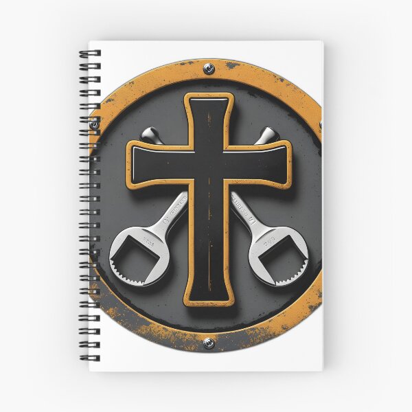 Item preview, Retro Mechanic Wrench Cross Auto Shop Christian Gift Tee designed and sold by Chuanski2405.