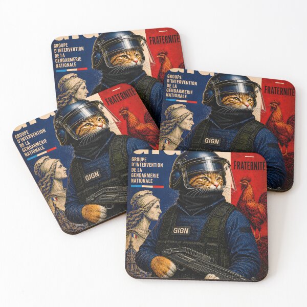 Item preview, Special Forces Cat Posters - Gendarmerie Nazionale GIGN (F) designed and sold by OPERATOR-7794.