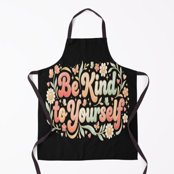 Item preview, Be Kind to Yourself | Cute Self Care Bubble Typography design for Women designed and sold by Soft Strength Studio.