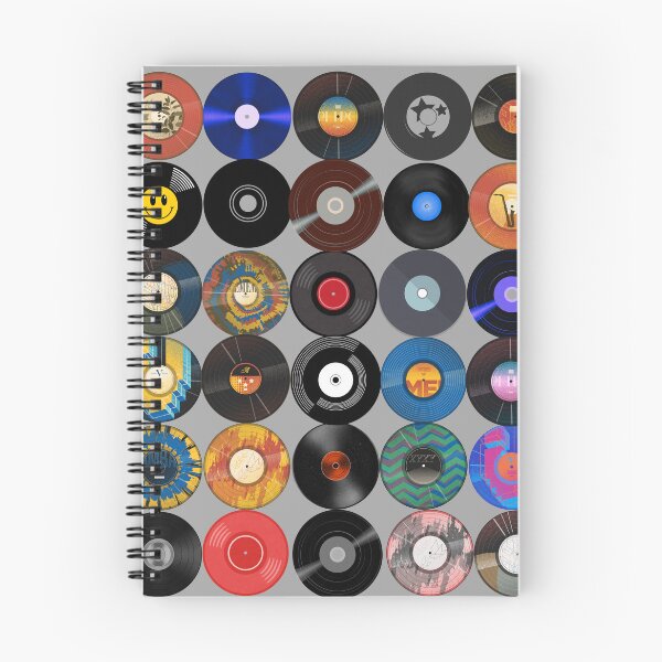 Item preview, Simulated Vinyl Records In Colorful Collage designed and sold by BrightrDayMusicArt.