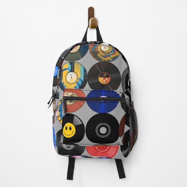 Item preview, Simulated Vinyl Records In Colorful Collage designed and sold by BrightrDayMusicArt.
