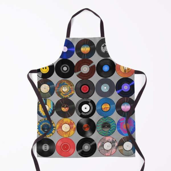 Item preview, Simulated Vinyl Records In Colorful Collage designed and sold by BrightrDayMusicArt.
