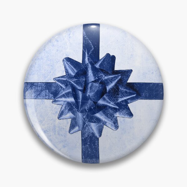 Item preview, Crossed Blue Ribbon with Star Bow designed and sold by Ghoul Enterprises.