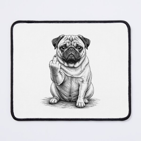 Item preview, Sarcastic Dog Middle Finger designed and sold by gunaone-design.