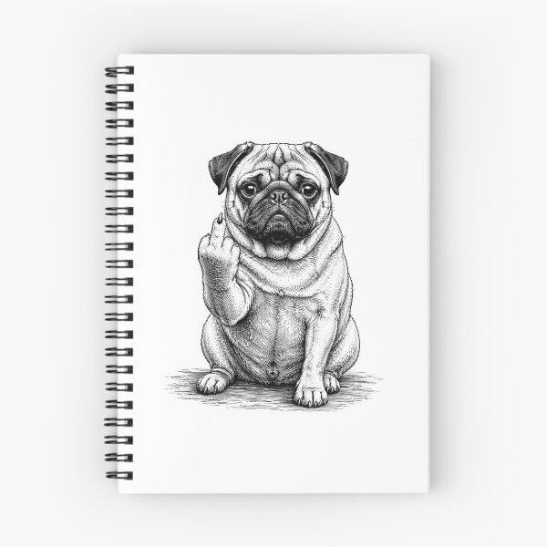 Item preview, Sarcastic Dog Middle Finger designed and sold by gunaone-design.