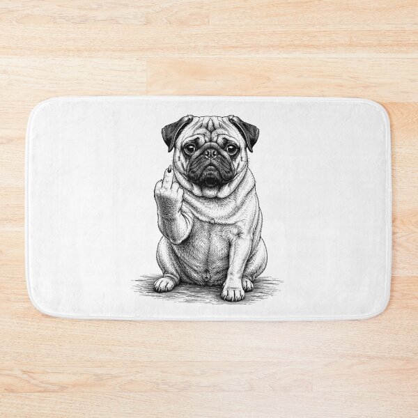 Item preview, Sarcastic Dog Middle Finger designed and sold by gunaone-design.