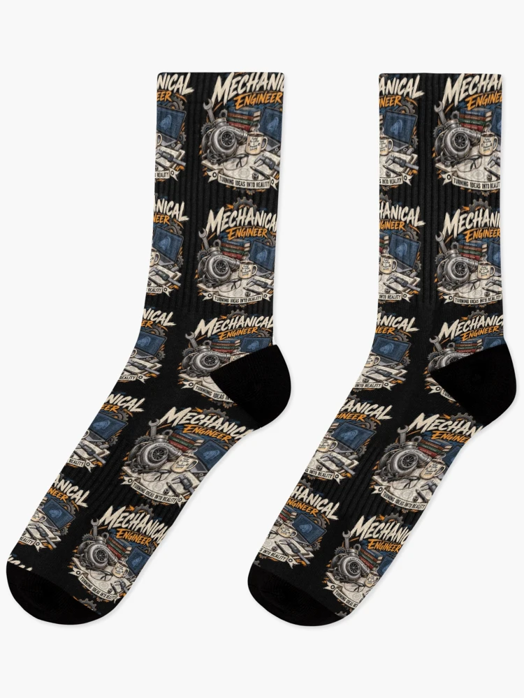 Thumbnail 1 of 5, Socks, Mechanical Engineer Engineering Problem Solving Design designed and sold by JKDJ.