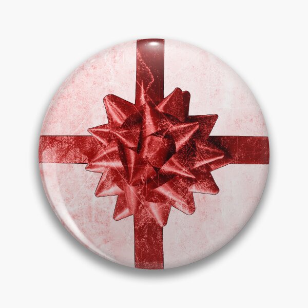 Item preview, Crossed Red Ribbon with Star Bow designed and sold by Ghoul Enterprises.
