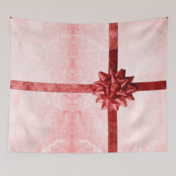 Item preview, Crossed Red Ribbon with Star Bow designed and sold by Ghoul Enterprises.