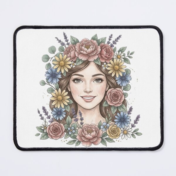 Item preview, Elegant Botanical Avatar Sticker Pack | Cute Botanical Character Stickers for Journals, Laptops & Planners designed and sold by Ditstyle.
