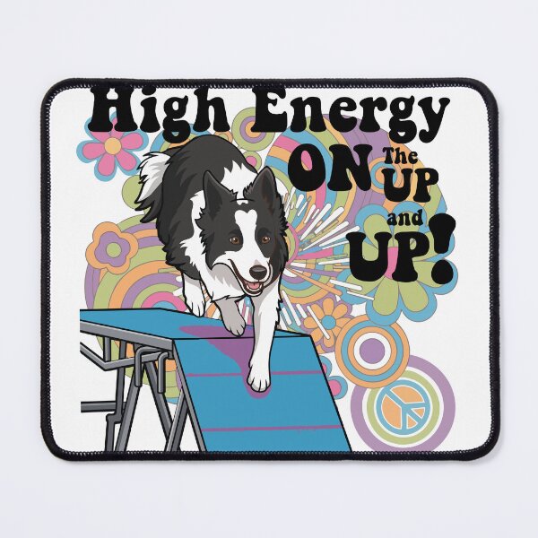 Item preview, 70s Retro Style Agility Dog Illustration designed and sold by Bluek9sDesign.