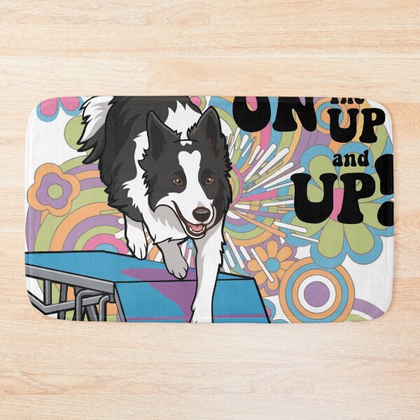 Item preview, 70s Retro Style Agility Dog Illustration designed and sold by Bluek9sDesign.