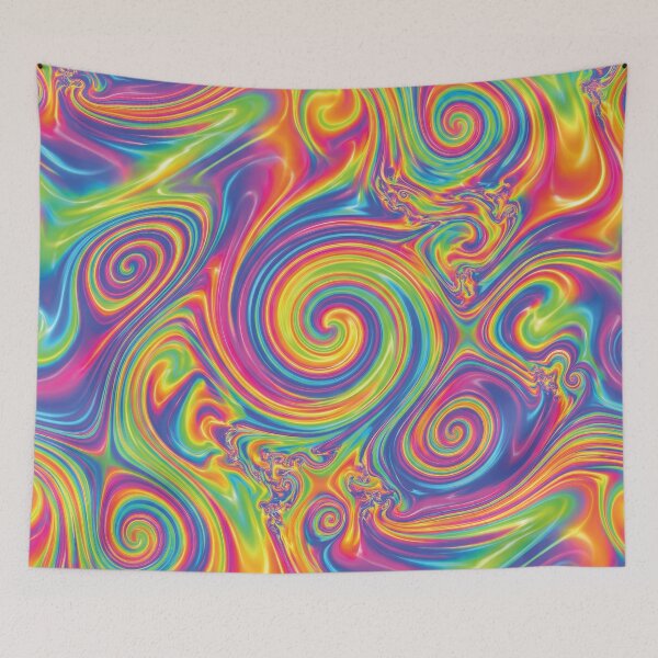 Item preview, Psychedelic Holographic Swirl Optical Refraction Art designed and sold by Designial.