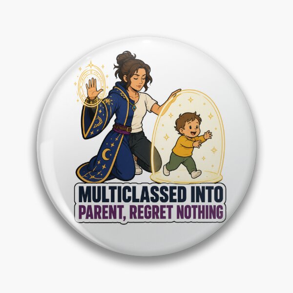 Item preview, Multiclassed Into Parent, Regret Nothing designed and sold by Print Loft.