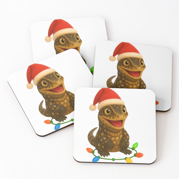 Item preview, Christmas Crocodile Monitor designed and sold by Sillytoe.