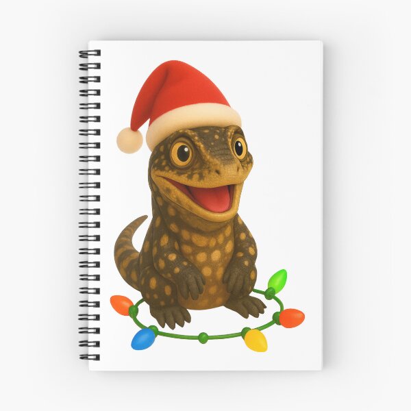 Item preview, Christmas Crocodile Monitor designed and sold by Sillytoe.