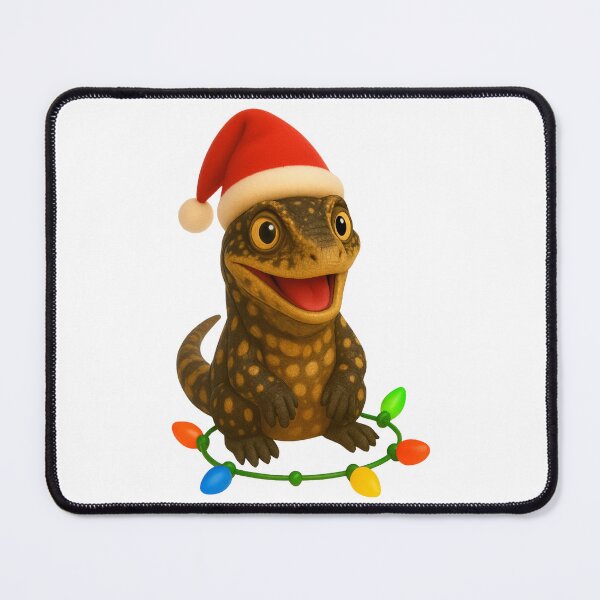 Item preview, Christmas Crocodile Monitor designed and sold by Sillytoe.