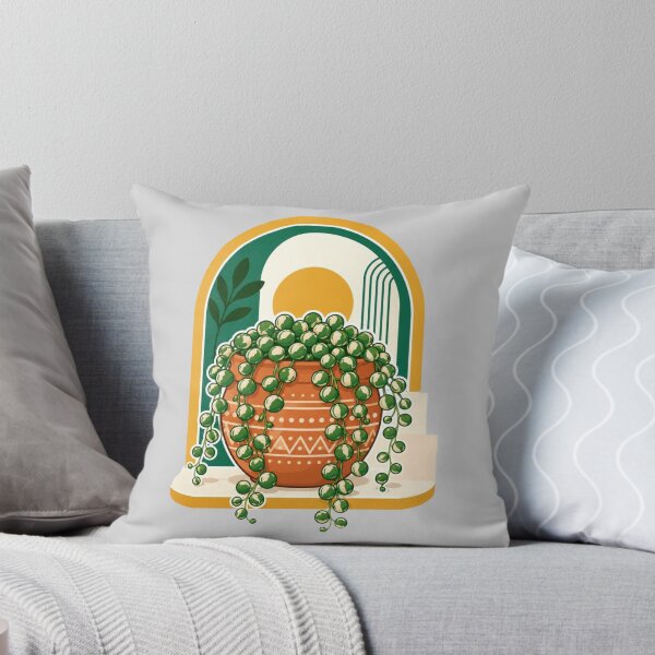 Item preview, Boho Art - String of Pearls Trailing Succulent designed and sold by Myra365Art.