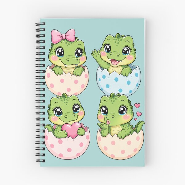 Item preview, Cute Baby Alligators Hatching Kawaii Baby Gator Crew designed and sold by Rosie's Wildflower Boutique.