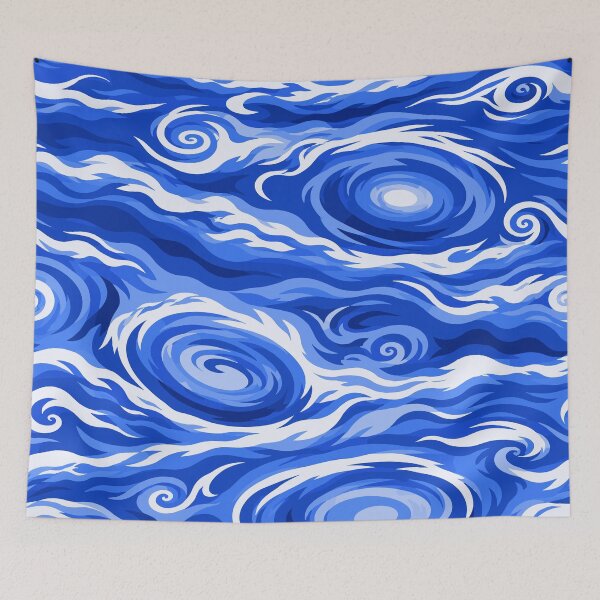 Item preview, Neptune’s Blue Storm Atmosphere designed and sold by Zanigold.