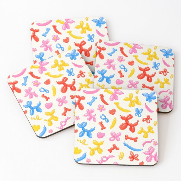 Item preview, Colorful Balloon Animal Pattern Fun Party & Back‑to‑School Design designed and sold by Bloomie_Studio .