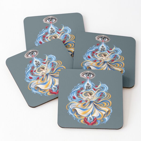 Item preview, Tears Into Light – Surreal Emotional Healing Art designed and sold by The Kawaii Forge.