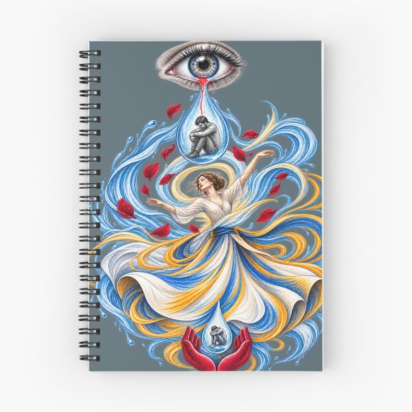 Item preview, Tears Into Light – Surreal Emotional Healing Art designed and sold by The Kawaii Forge.
