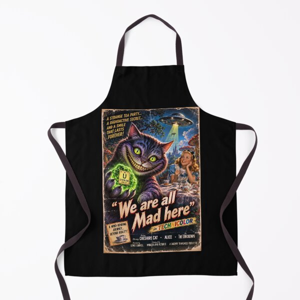 Item preview, We are all Mad here - Cheshire Uranium Cat designed and sold by Its-Oldn-Rusty.