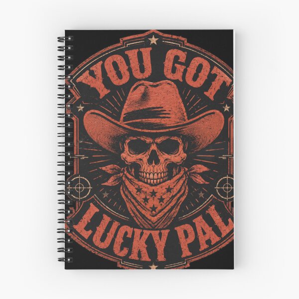 Item preview, you Got Lucky Pal Vintage Cowboy Skull designed and sold by Nol1ytv.