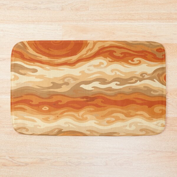 Item preview, Jupiter’s Swirling Orange Storms designed and sold by Zanigold.