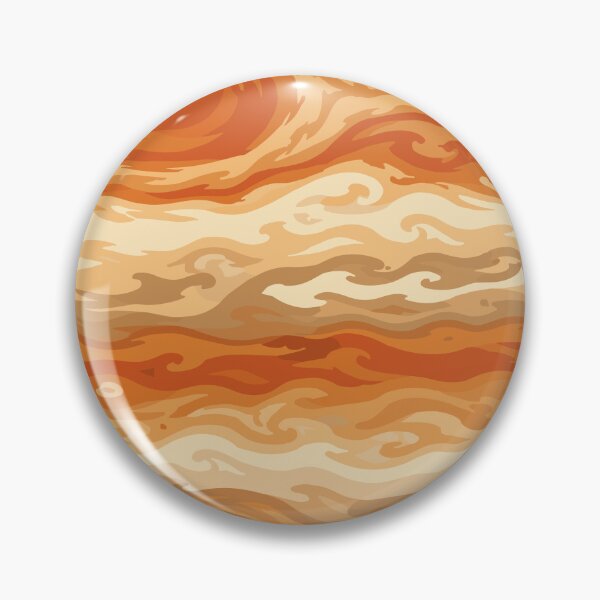 Item preview, Jupiter’s Swirling Orange Storms designed and sold by Zanigold.
