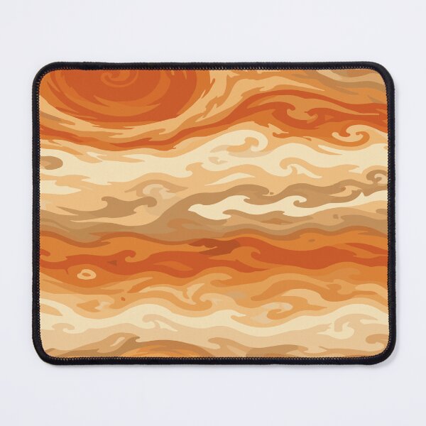 Item preview, Jupiter’s Swirling Orange Storms designed and sold by Zanigold.