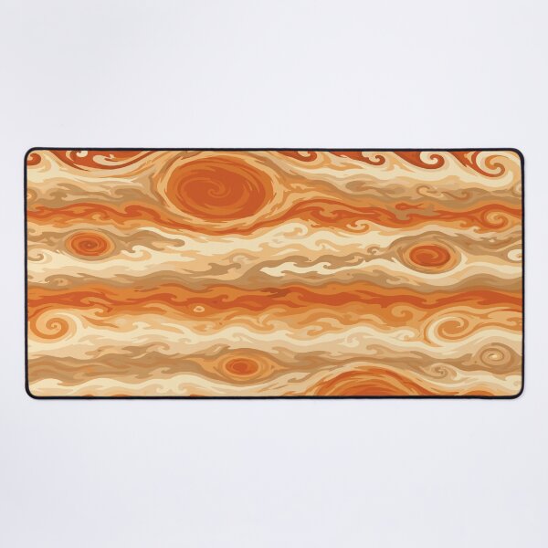 Item preview, Jupiter’s Swirling Orange Storms designed and sold by Zanigold.