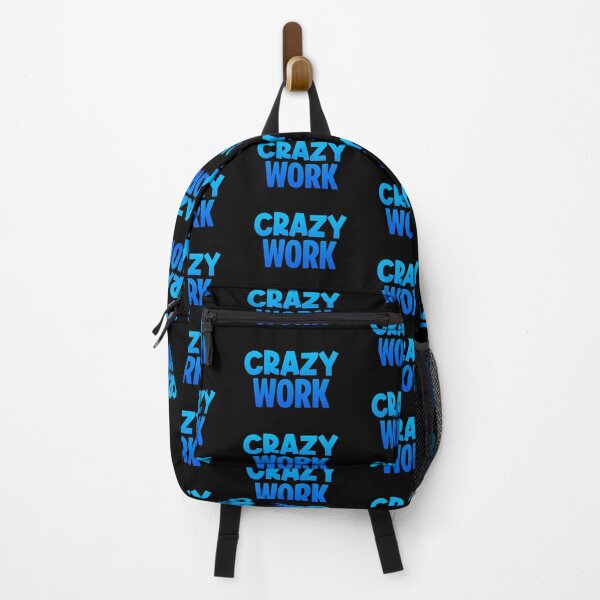 Item preview, Crazy Work, Blue designed and sold by Memes N Lore .