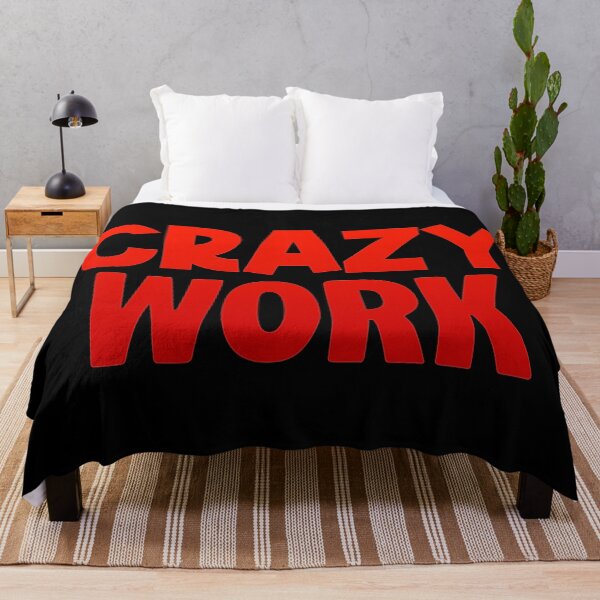 Item preview, Crazy Work, Red designed and sold by Memes N Lore .