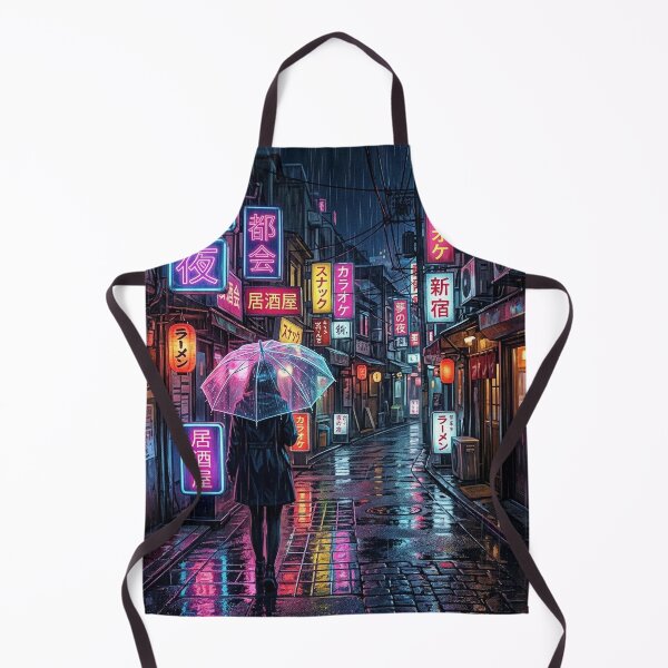 Item preview, Retro Tokyo City Pop Rainy Night Neon Japanese Synthwave designed and sold by BestCoolStuff.